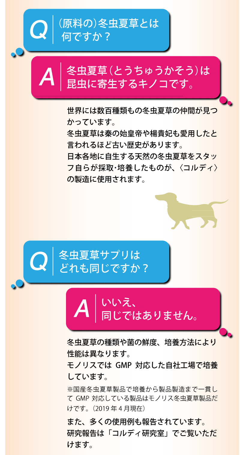 コルディ・Ｇ（100g） | ペット用日本産冬虫夏草コルディ | 人とペット 